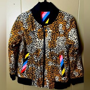 Reversible bomber jacket, 100% cotton